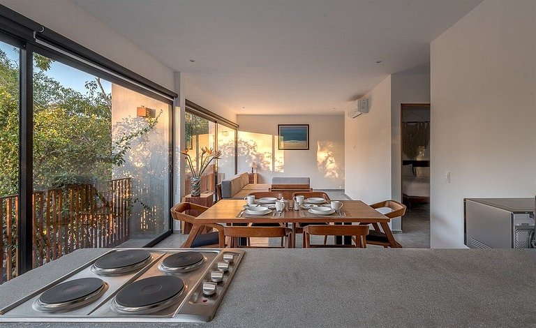 Modern 2BR in Aldea Zama | Rooftop Pool & Wi-Fi