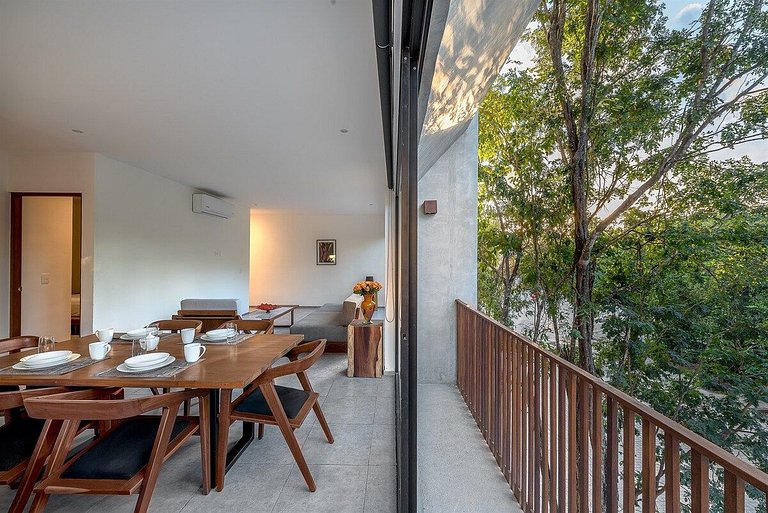 Modern 2BR in Aldea Zama | Rooftop Pool & Wi-Fi