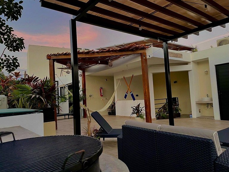 Recámara Privada | Terraza + Piscina | Aldea Zama
