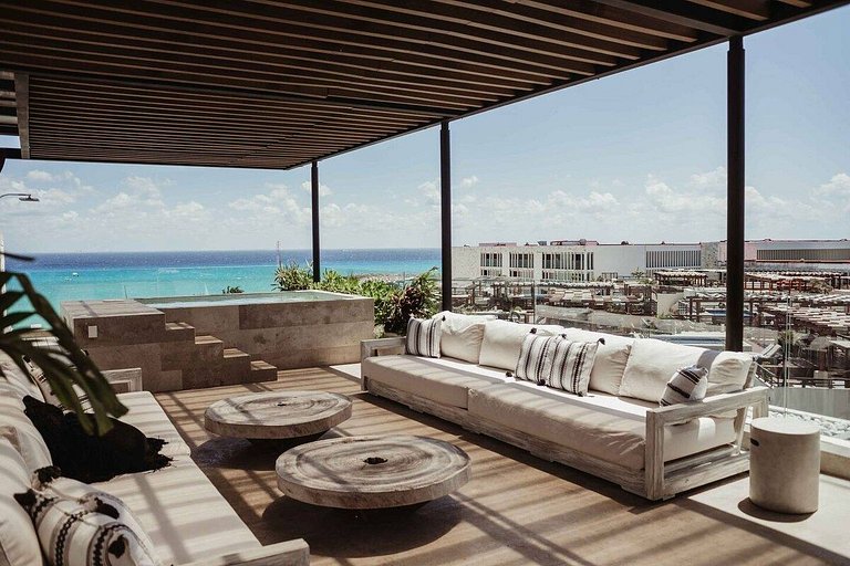 PH con Rooftop, Jacuzzi y Vista al Mar
