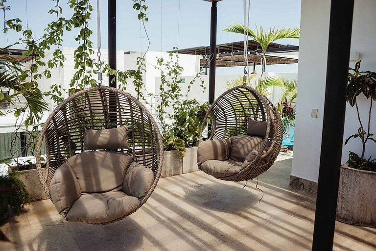 PH con Rooftop, Jacuzzi y Vista al Mar