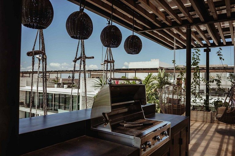 PH con Rooftop, Jacuzzi y Vista al Mar