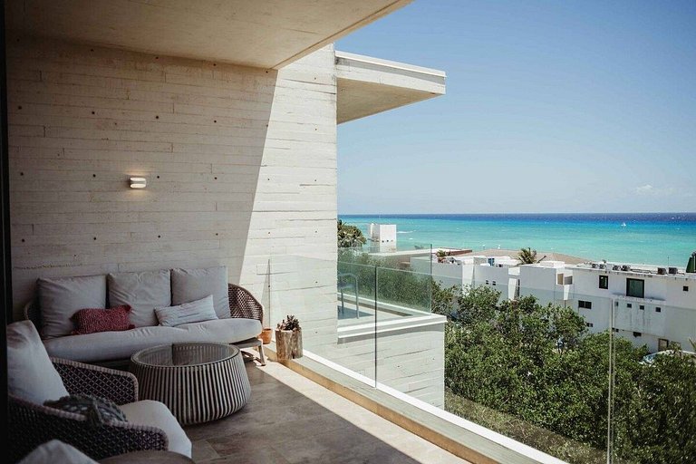 PH con Rooftop, Jacuzzi y Vista al Mar