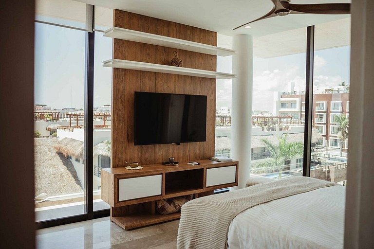 PH con Rooftop, Jacuzzi y Vista al Mar