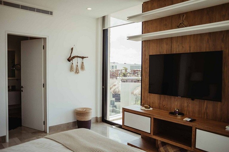 PH con Rooftop, Jacuzzi y Vista al Mar