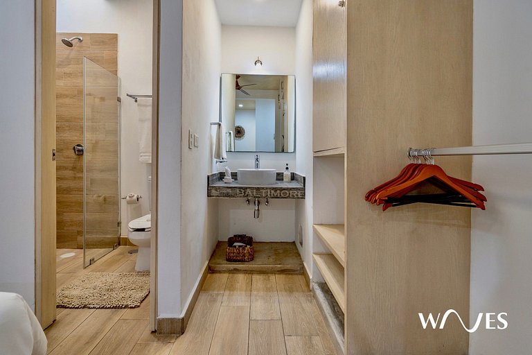 Recámara Privada | Terraza + Piscina | Aldea Zama