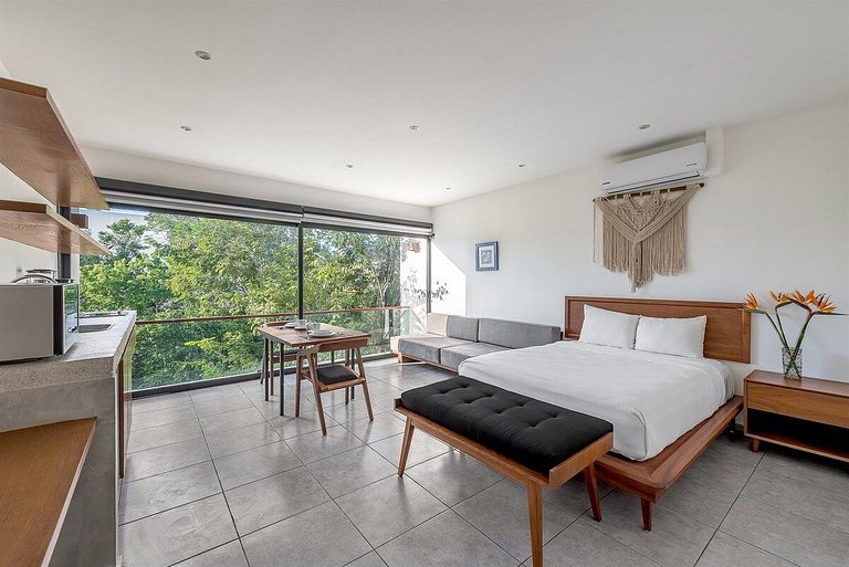 Loft Luminoso | Alberca en Rooftop y Gimnasio