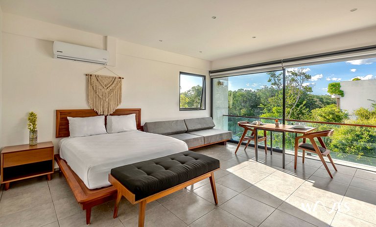 Loft Tranquilo con Vista y Alberca en Rooftop
