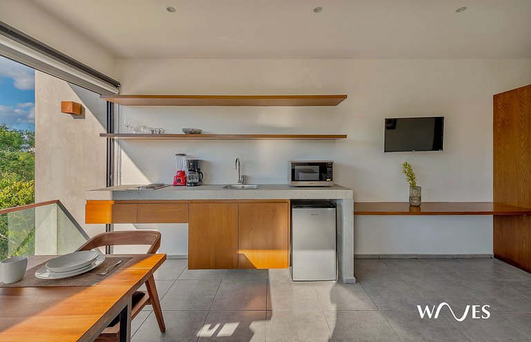 Loft Tranquilo con Vista y Alberca en Rooftop