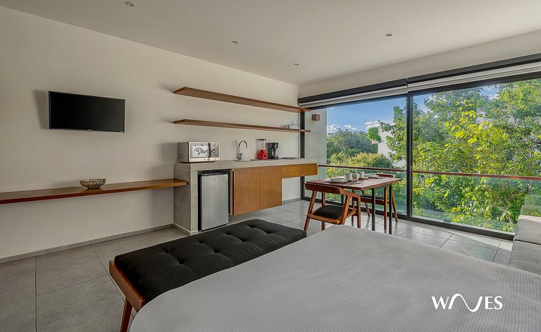 Loft Tranquilo con Vista y Alberca en Rooftop