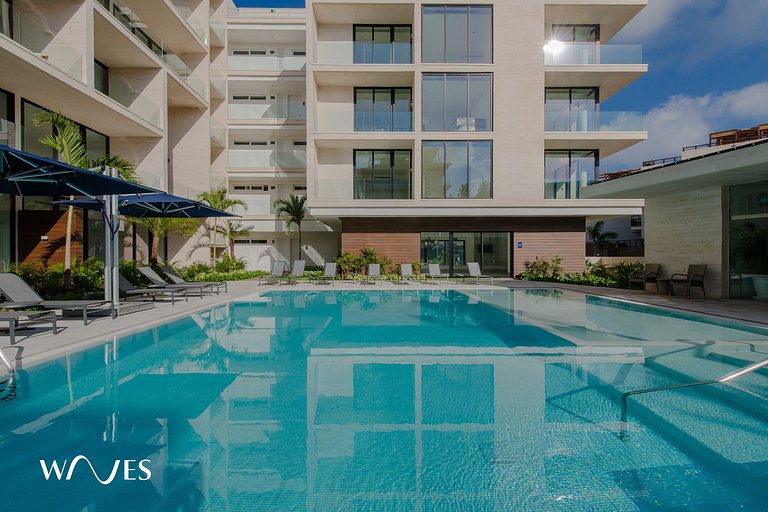 2 Hab | A pasos de la Playa | Piscina Climatizada