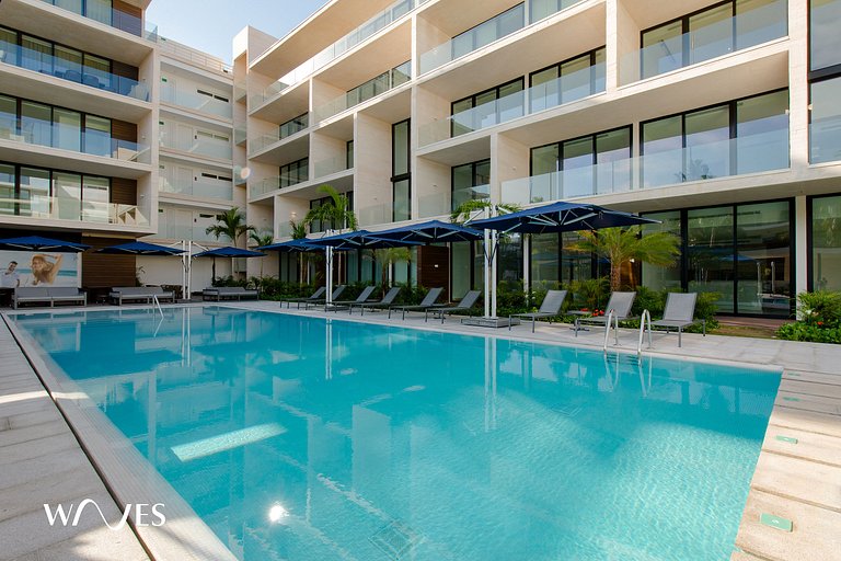 2 Hab | A pasos de la Playa | Piscina Climatizada