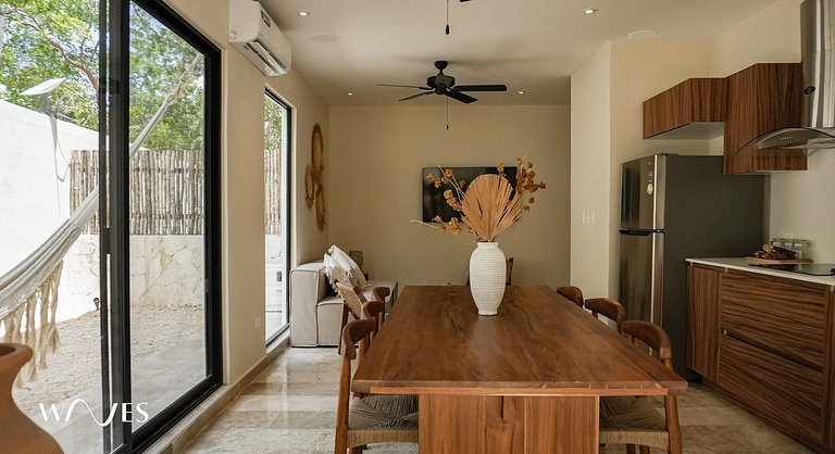 Modern 1BR with Private Pool and Surround Speakers