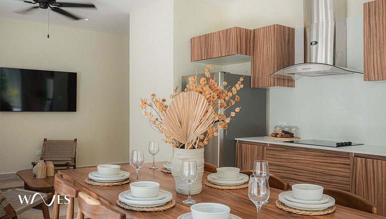 Modern 1BR with Private Pool and Surround Speakers