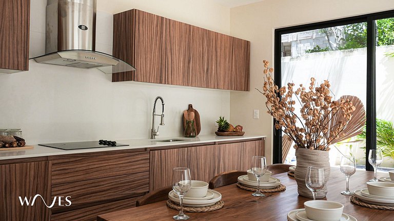 Modern 1BR with Private Pool and Surround Speakers