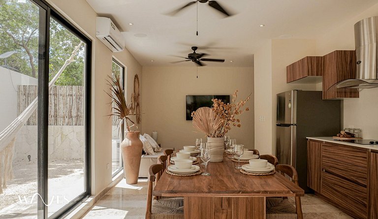 Modern 1BR with Private Pool and Surround Speakers