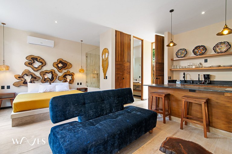 Cozy Studio Boho Chic | Top Located | Rooftop Pool