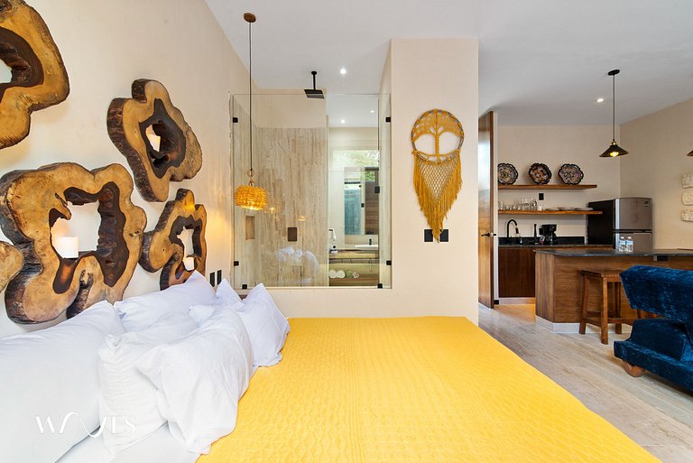 Cozy Studio Boho Chic | Top Located | Rooftop Pool