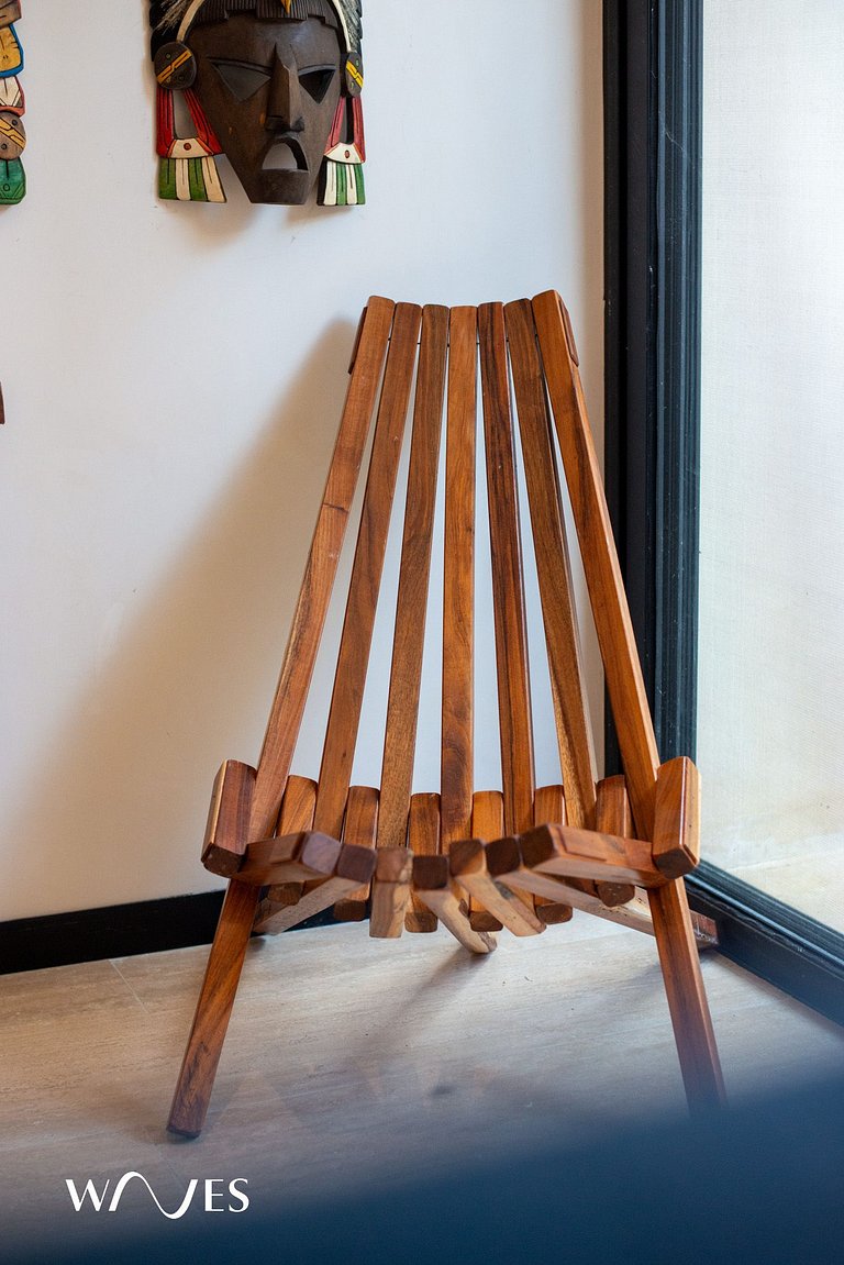 Estudio Boho Chic Acogedor | Terraza con Alberca