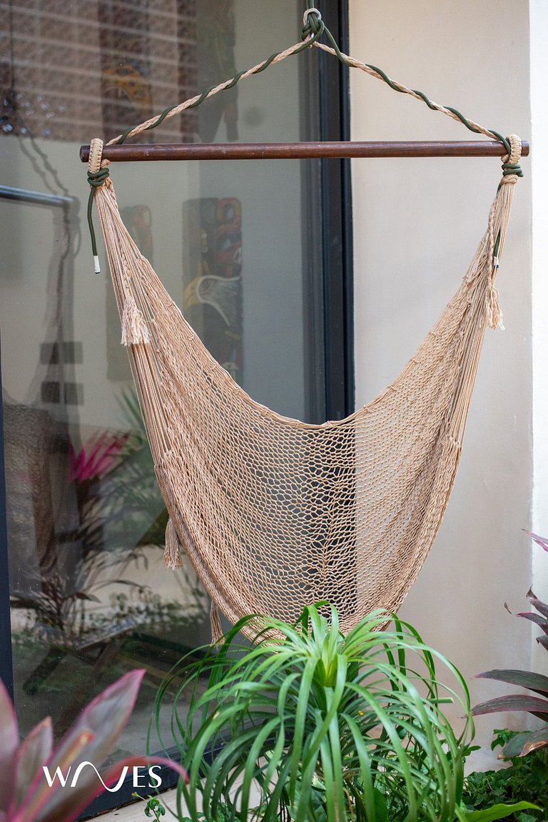 Estudio Boho Chic Acogedor | Terraza con Alberca