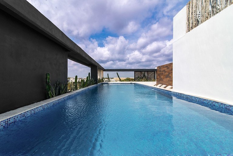 1 Rec. Aldea Zama con Increíble Rooftop Pool