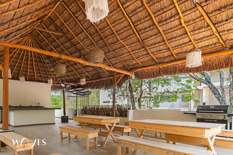 Espacioso Loft c/vista al Jardin | Piscina | GYM