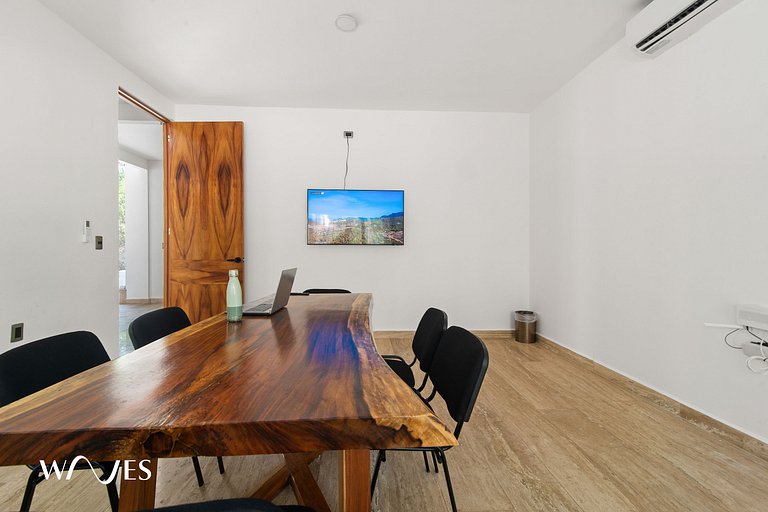 Espacioso Loft c/vista al Jardin | Piscina | GYM