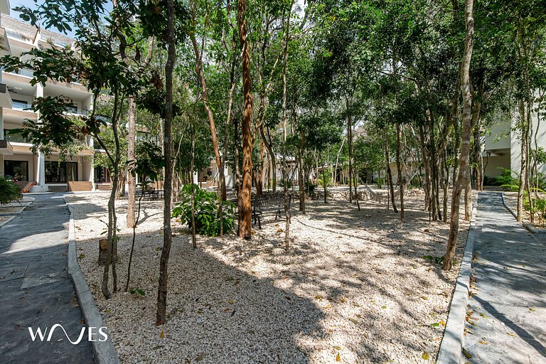 Espacioso Loft c/vista al Jardin | Piscina | GYM