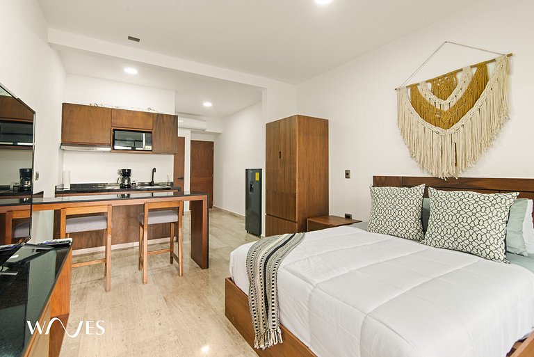 Espacioso Loft c/vista al Jardin | Piscina | GYM