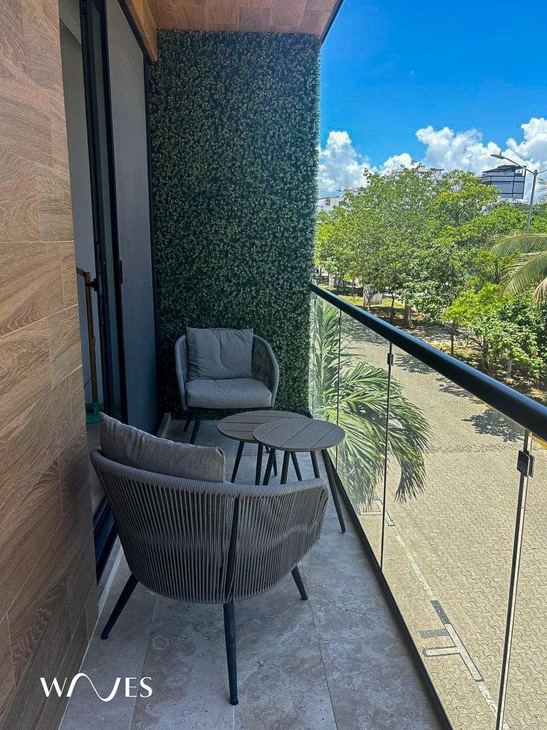 Luminoso Depto. de 1 Rec. a Pasos de la Playa