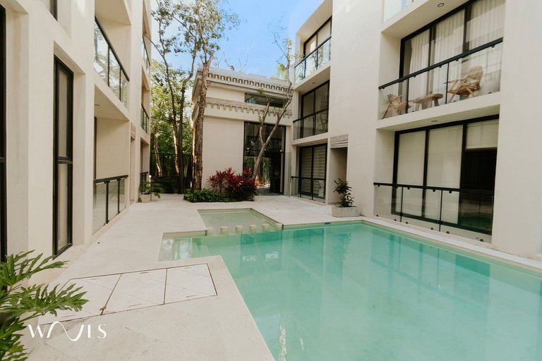 Spacious Modern 3BR Apartment in Gated Community with Pool V