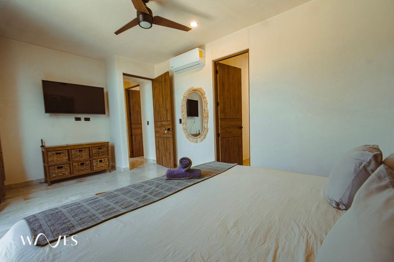 Spacious Modern 3BR Apartment in Gated Community with Pool V