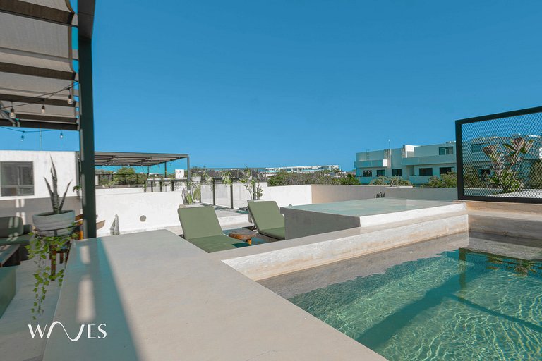 Spacious Modern 3BR Apartment in Gated Community with Pool V