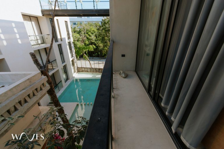 Modern 2BR Oasis with Pool Views at Chaan Ha