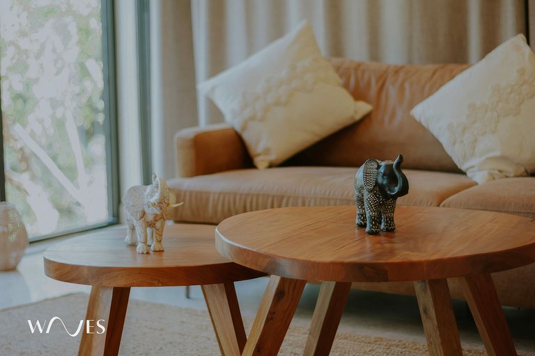 Luminoso Depto. 2 Recámaras con Vista a la Piscina