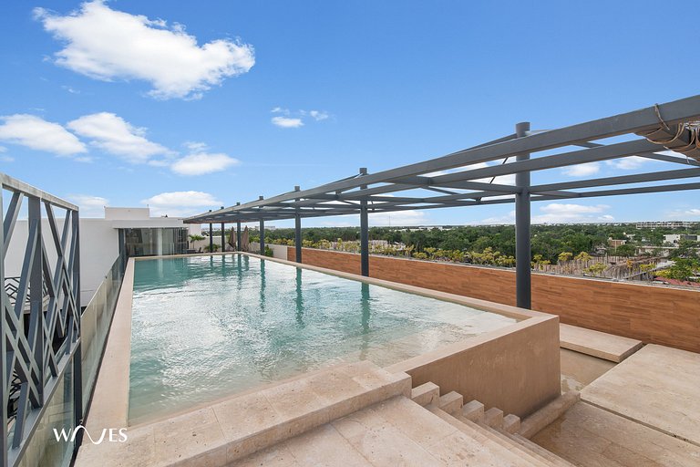 Loft Espacioso con Balcón | Cerca de Zona Hotelera