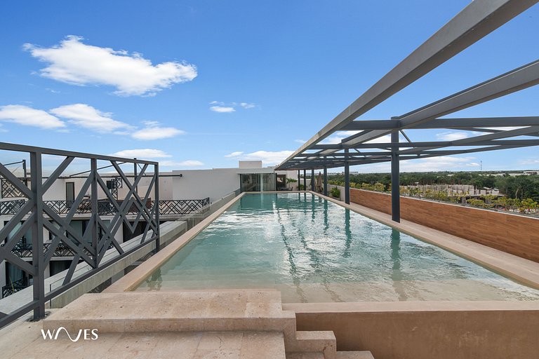 Spacious Loft with Balcony Near Hotel Zone Palais Tulum by W