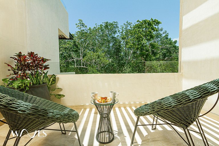 1 Rec. | Terraza con Alberca Infinita + Jacuzzi