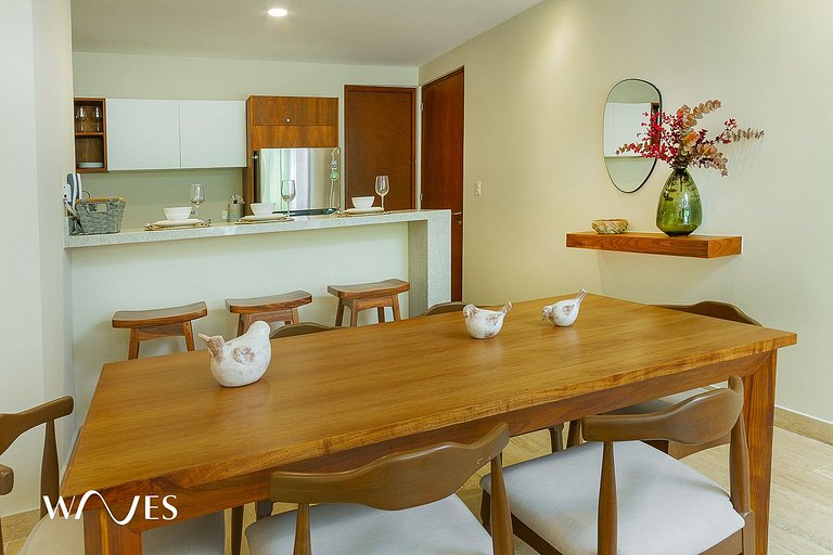 1 Rec. | Terraza con Alberca Infinita + Jacuzzi