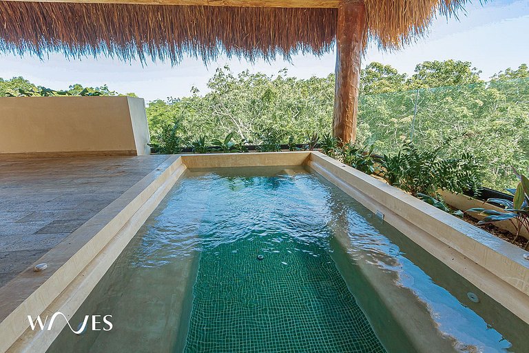 1 Rec. | Terraza con Alberca Infinita + Jacuzzi