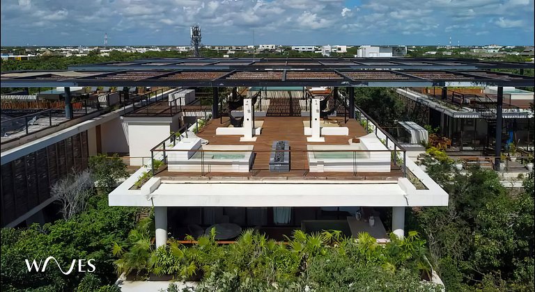 2 Hab. con piscina privada en Aldea Zama