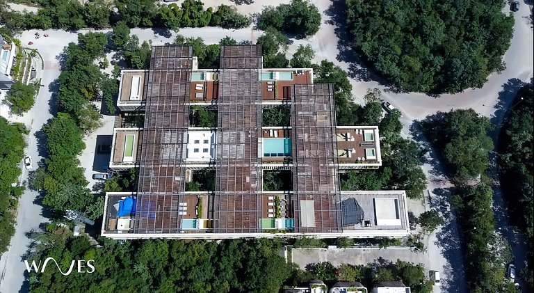 2 Hab. con piscina privada en Aldea Zama