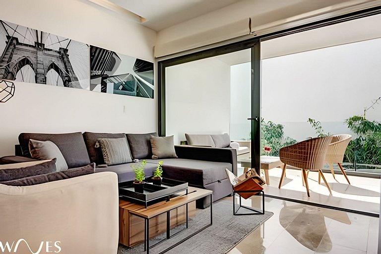 Playa 1BR • Jacuzzi • Rooftop Pool • Near Beach