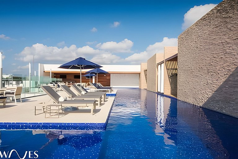 Jacuzzi Privado + Rooftop | 1 Recámara Playa
