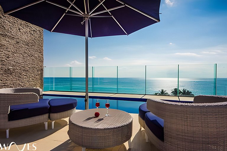 Playa 1BR • Jacuzzi • Rooftop Pool • Near Beach