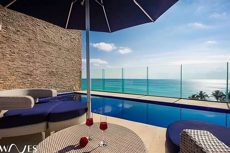 Playa 1BR • Jacuzzi • Rooftop Pool • Near Beach