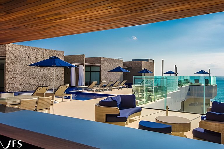 Playa 1BR • Jacuzzi • Rooftop Pool • Near Beach