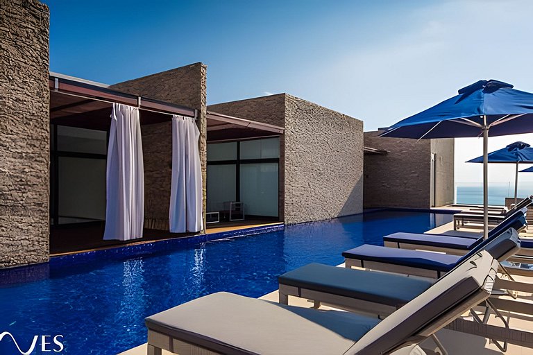 Playa 1BR • Jacuzzi • Rooftop Pool • Near Beach