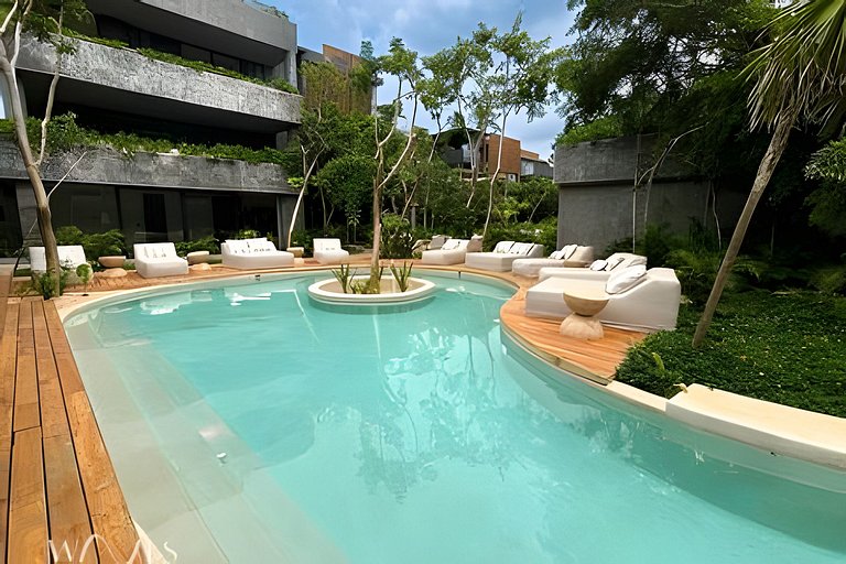 Depto 2 Rec. con Alberca Privada | Tulum Relax