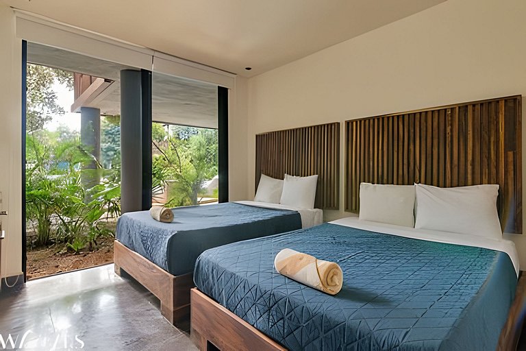 Modern 2BR w/Private Pool, Steps from the Beach